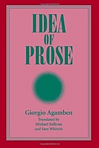 Idea of Prose (Paperback)