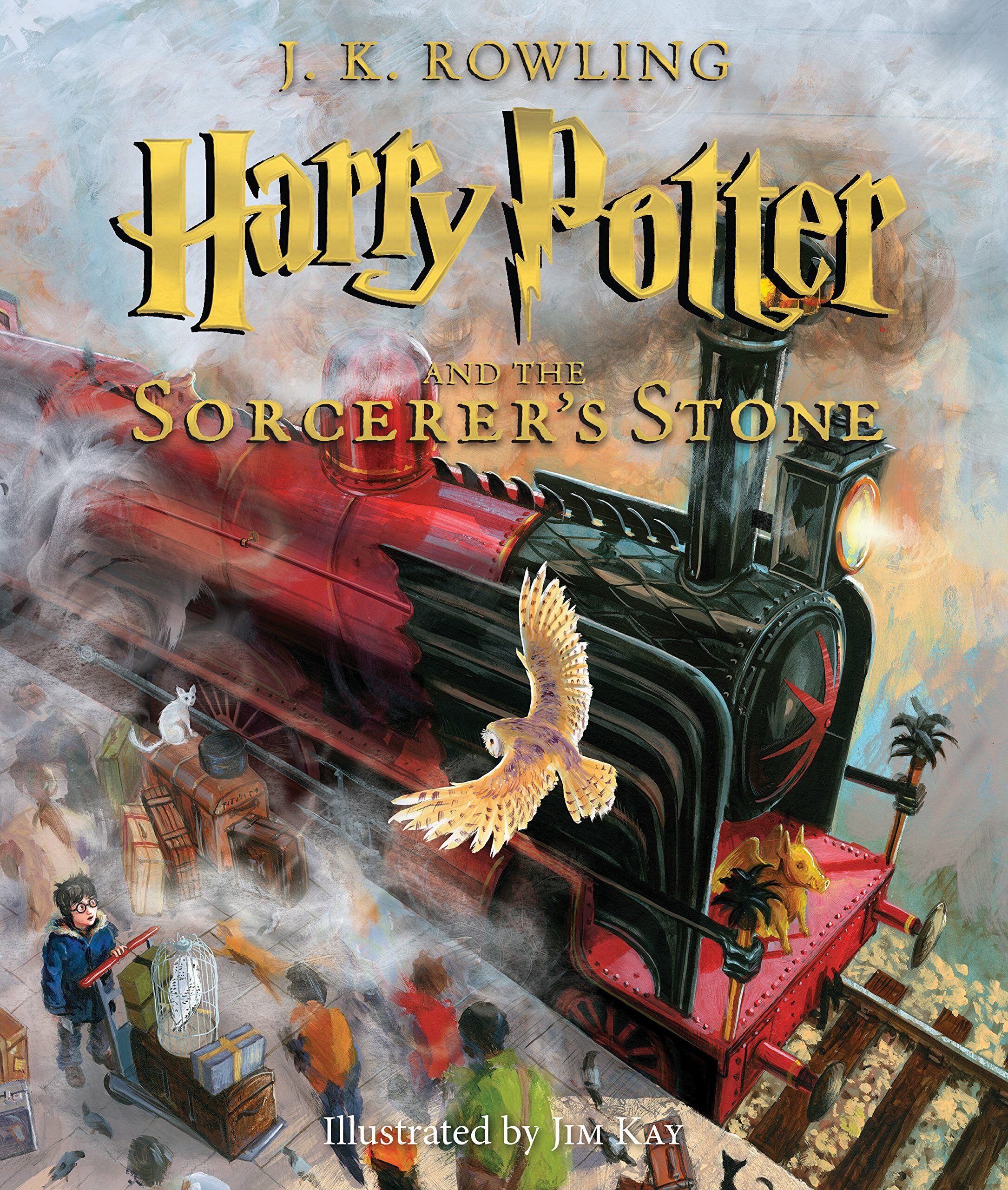 Harry Potter and the Sorcerers Stone Volume 1 (Hardcover, Illustrated Edition)
