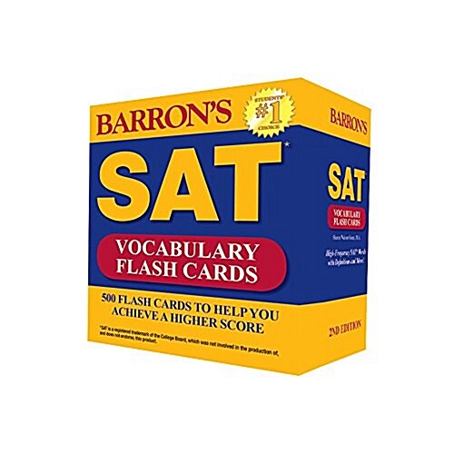 Barrons SAT Vocabulary Flash Cards: 500 Flash Cards to Help You Achieve a Higher Score (Other, 2)