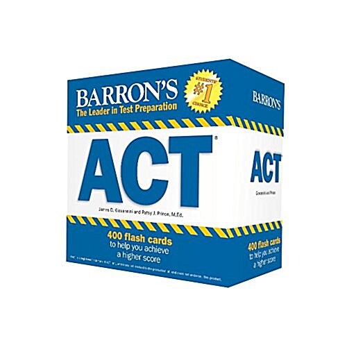 Barrons ACT Flash Cards: 410 Flash Cards to Help You Achieve a Higher Score (Other, 2)