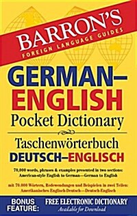 German-English Pocket Dictionary: 70,000 Words, Phrases & Examples (Paperback, 2)
