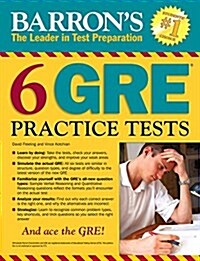 Barrons 6 GRE Practice Tests (Paperback, 2)