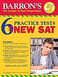 [중고] Barron‘s 6 Practice Tests for the New SAT (Paperback, 2)