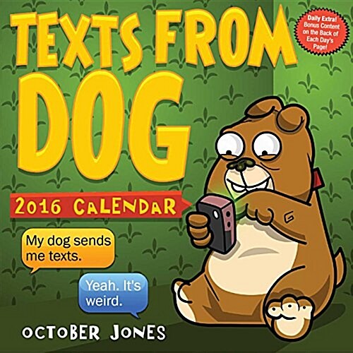 알라딘 Texts from Dog 2016 DayToDay Calendar (Daily, 2016)
