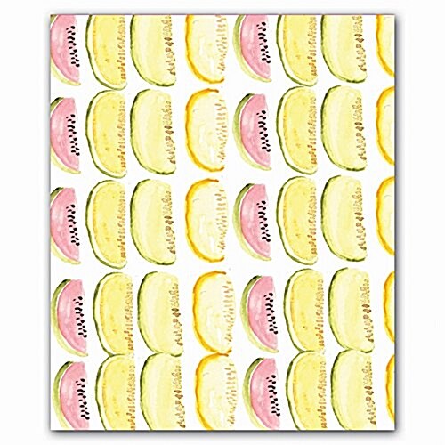 Fruit Cocktail Quicknotes, Museum Quality Full-Color Notecard Set in a Reusable Gift Box with Magnetic Closure (Other)