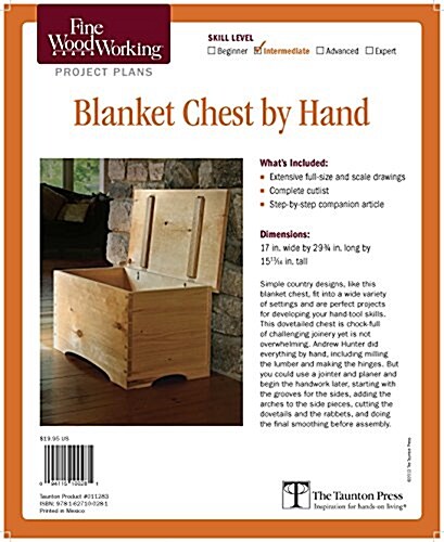 Fine Woodworkings Blanket Chest by Hand Plan (Other)