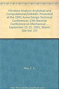 Vibration Analysis-Analytical and Computational/G0644D (Paperback)