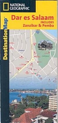 National Geographic Destination Map Dar Es Salaam (Paperback, FOL, LAM, MA)