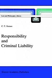Responsibility and Criminal Liability (Hardcover)
