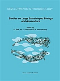 Studies on Large Branchiopod Biology and Aquaculture (Hardcover, 112)