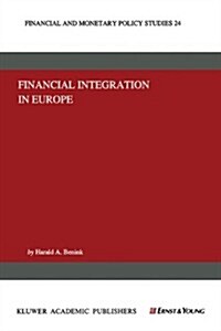 Financial Integration in Europe (Hardcover)