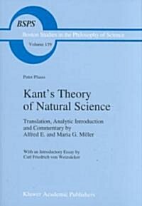 Kants Theory of Natural Science (Hardcover, 1994)