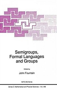 Semigroups, Formal Languages and Groups (Hardcover)