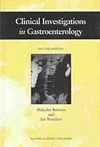 Clinical Investigations in Gastroenterology (Hardcover, 2, 1997)