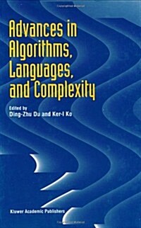 Advances in Algorithms, Languages, and Complexity (Hardcover)