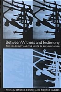 Between Witness and Testimony: The Holocaust and the Limits of Representation (Hardcover)