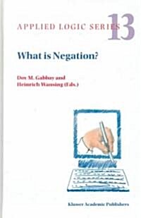 What Is Negation? (Hardcover)