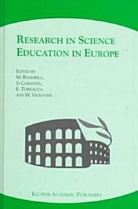 Research in Science Education in Europe (Hardcover)