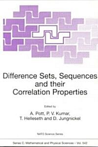 Difference Sets, Sequences and Their Correlation Properties (Paperback)