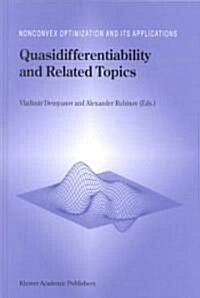 Quasidifferentiability and Related Topics (Hardcover, 2000)