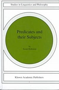 Predicates and Their Subjects (Hardcover, 2004)