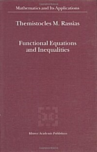 Functional Equations and Inequalities (Hardcover)