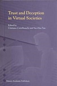 Trust and Deception in Virtual Societies (Hardcover)