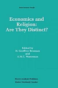 Economics and Religion: Are They Distinct? (Hardcover, 1994)