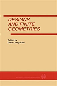 Designs and Finite Geometries (Hardcover, 1996)