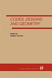 [중고] Codes, Designs and Geometry (Hardcover, Reprinted from)