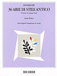 36 Arie Di Stile Antico (Paperback)