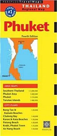 Periplus Travel Maps Phuket Thailand (Map, 4th, FOL)