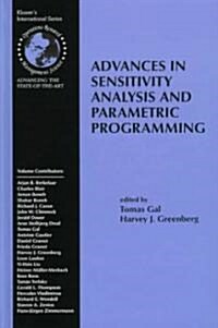 Advances in Sensitivity Analysis and Parametric Programming (Hardcover)
