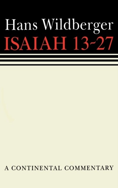 Isaiah 13 to 27 (Hardcover)