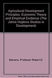 Agricultural Development Principles (Hardcover)