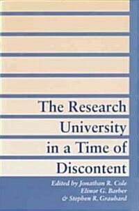 The Research University in a Time of Discontent (Paperback, Reprint)