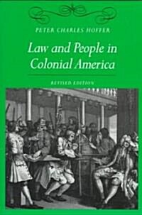 Law and People in Colonial America (Paperback, 2, Revised)