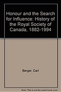 Honour and the Search for Influence (Hardcover)