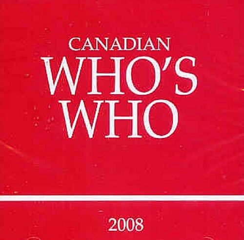 Canadian Whos Who 2008 (CD-ROM)