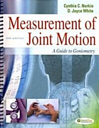 [중고] Measurement of Joint Motion: A Guide to Goniometry (Spiral, 4)