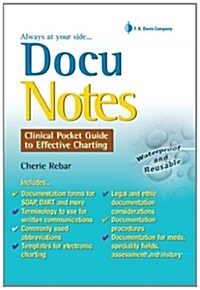 DocuNotes: Clinical Pocket Guide to Effective Charting (Spiral)