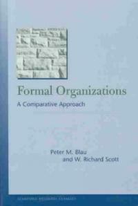 Formal organizations : a comparative approach