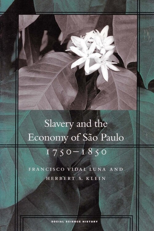 Slavery and the Economy of S? Paulo, 1750-1850 (Paperback)