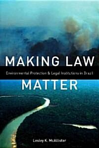 Making Law Matter: Environmental Protection and Legal Institutions in Brazil (Hardcover)