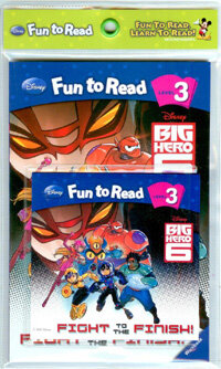 Disney Fun to Read Set 3-11 : Fight to the Finish! (빅 히어로) (Paperback + Workbook + Audio CD)