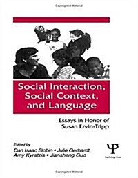 Social Interaction, Social Context, and Language (Hardcover)