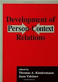 Development of Person-Context Relations (Hardcover)