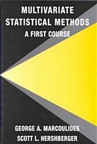 Multivariate Statistical Methods: A First Course (Paperback)