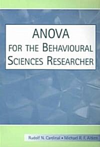 Anova for the Behavioral Sciences Researcher (Paperback)
