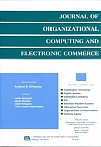 Advances on Information Technologies in the Financial Services Industry: A Special Issue of the Journal of Organizational Computing and Electronic Com (Paperback)